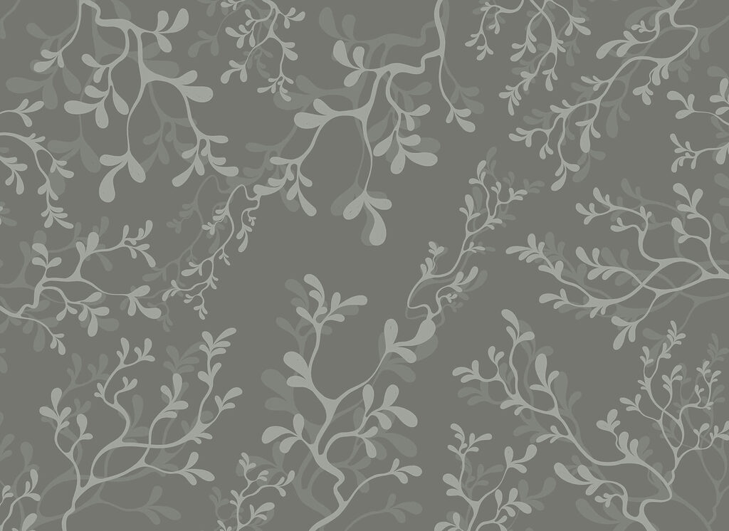 Rametti chiari su grigio — design completo