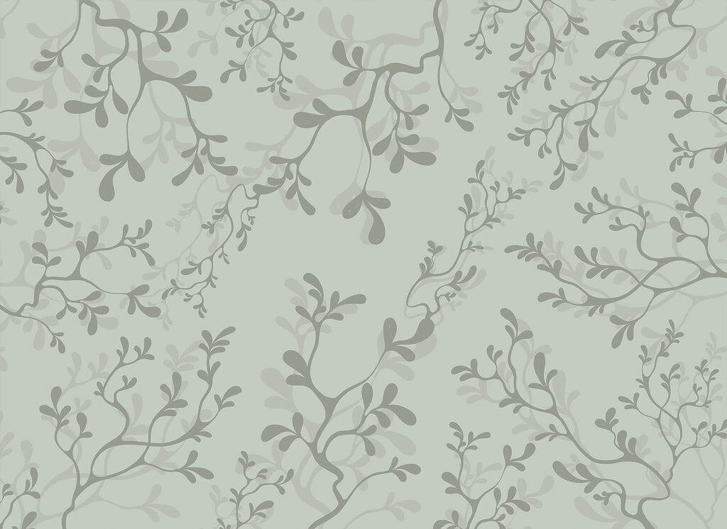 Rametti chiari su grigio — design completo