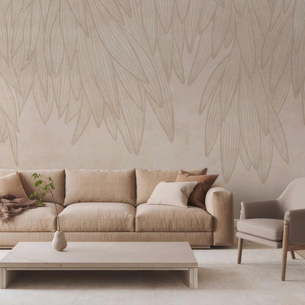 Foglie lunghe che ricadono — ambiente 2
