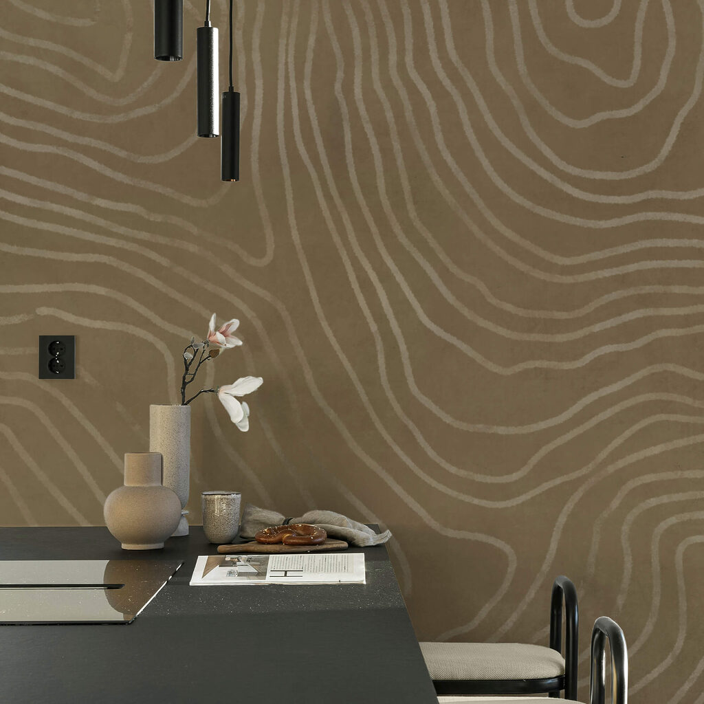 Linee ondulate fitte — ambiente 3