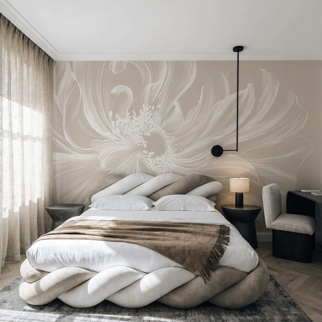 Fiore a linee ondulate — ambiente 1