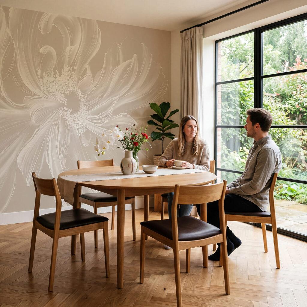 Fiore a linee ondulate — ambiente 2