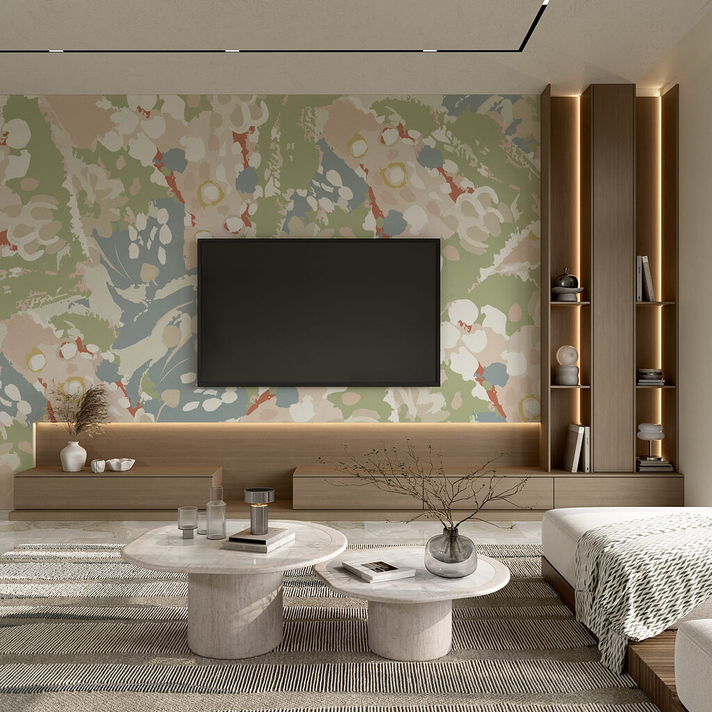 Fiori a macchie morbide — ambiente 1