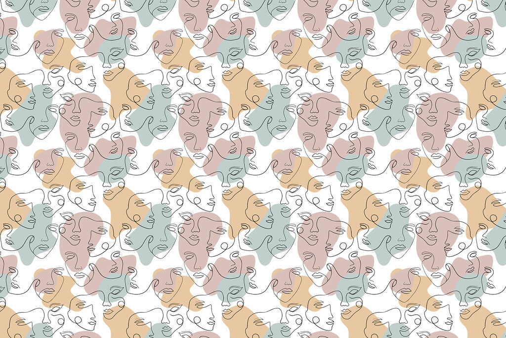 Faccine di animali pastello — design completo