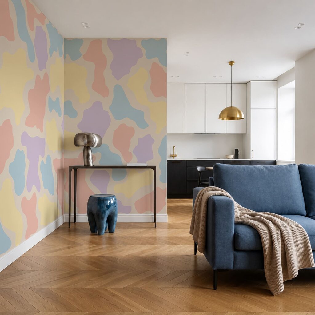 Macchie pastello fluide — ambiente 2