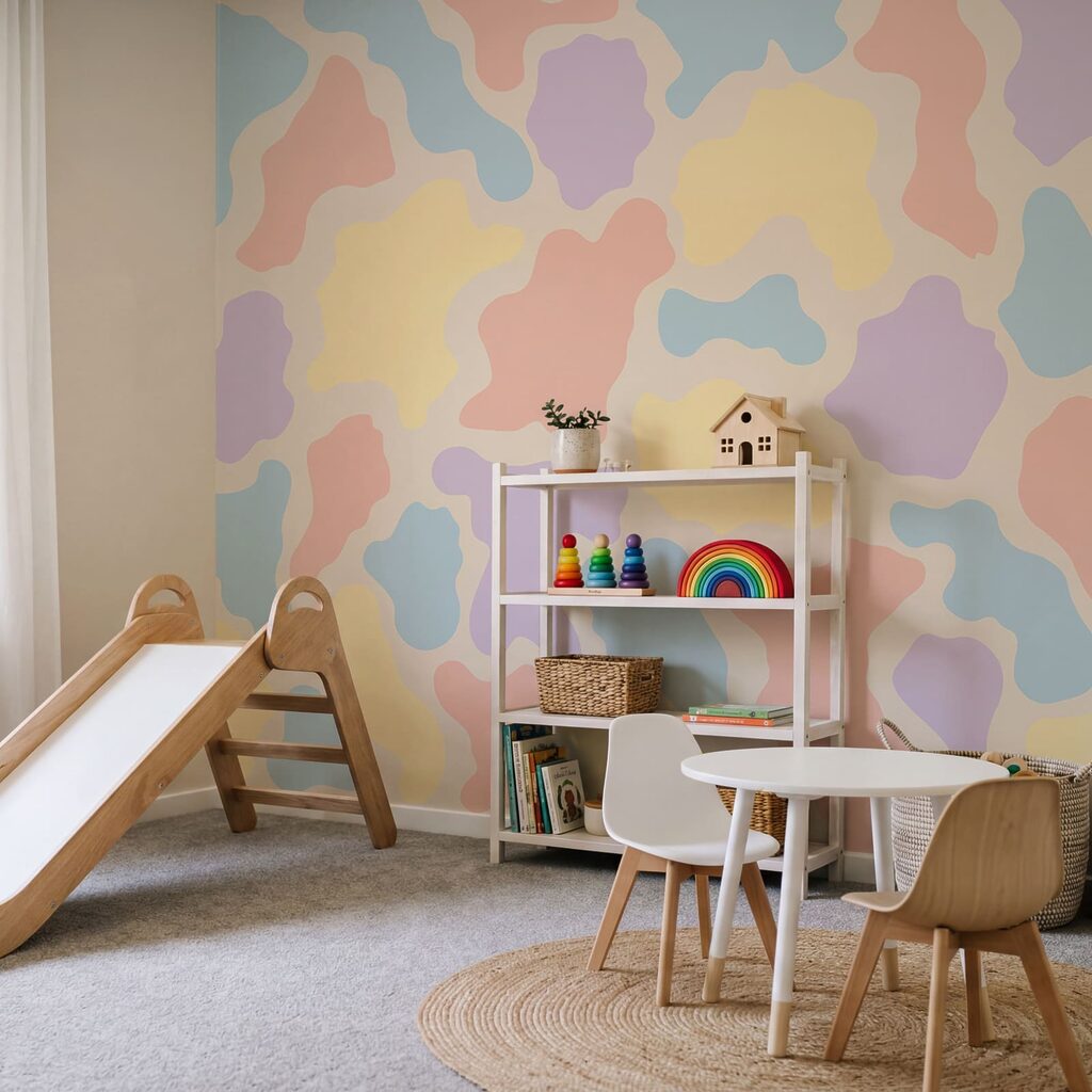Macchie pastello fluide — ambiente 1