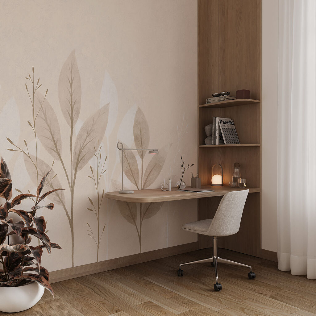 Foglie sottili nella nebbia — ambiente 2