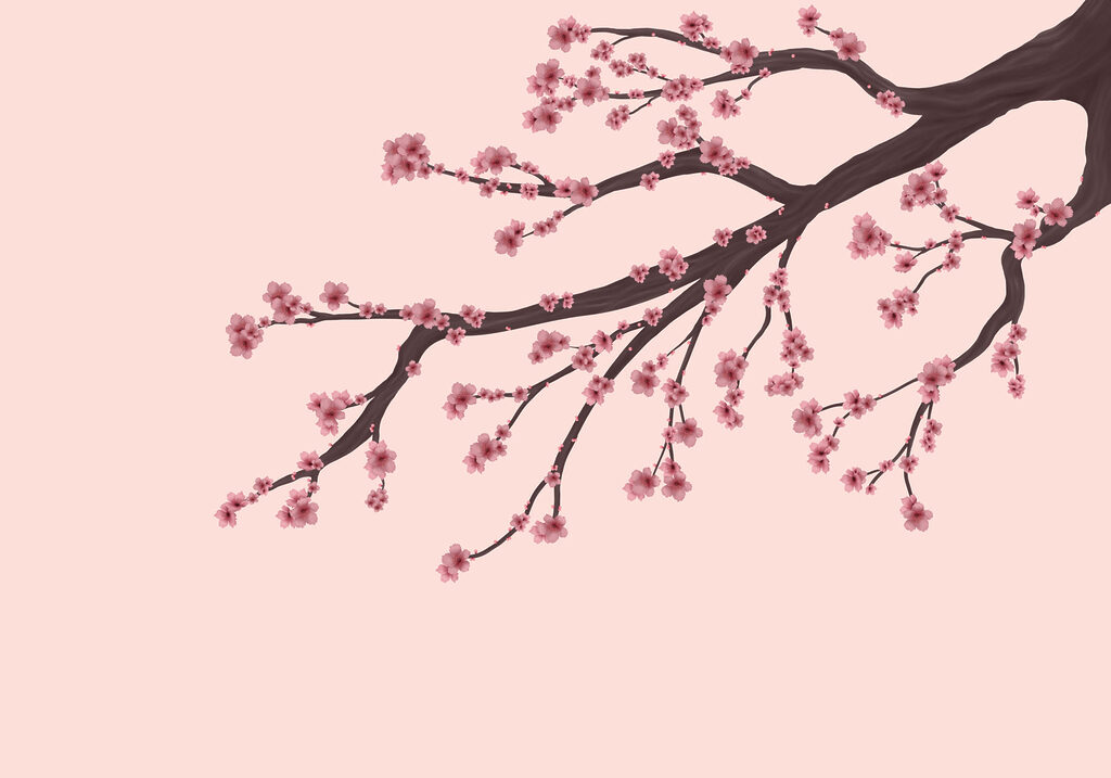 Ramo in fiore — design completo