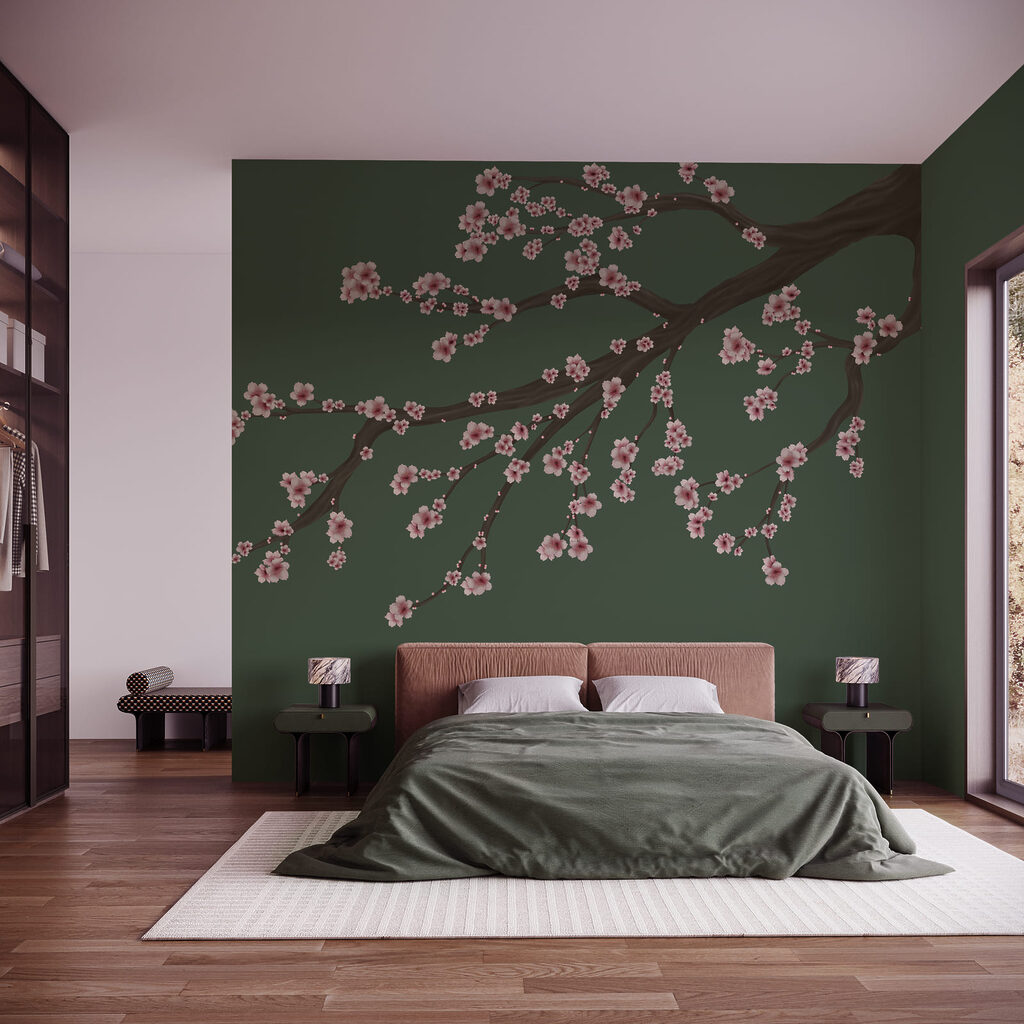 Ramo in fiore in un ambiente
