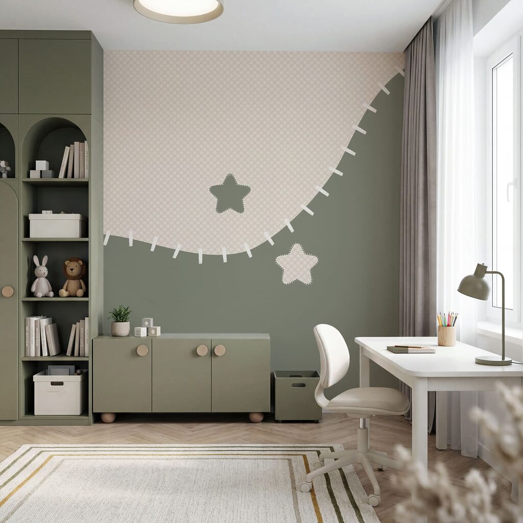 Forme con bordo cucito in un ambiente