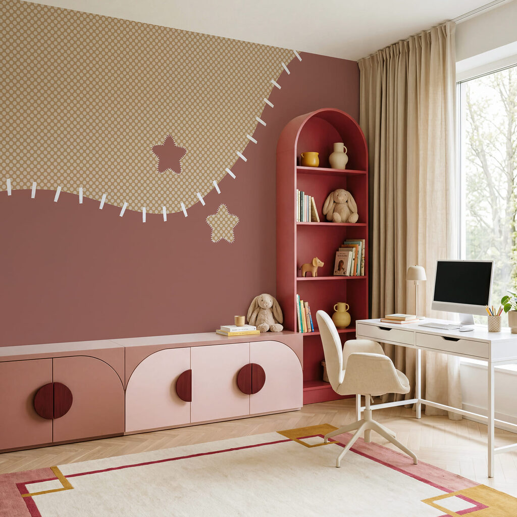 Forme con bordo cucito — ambiente 2