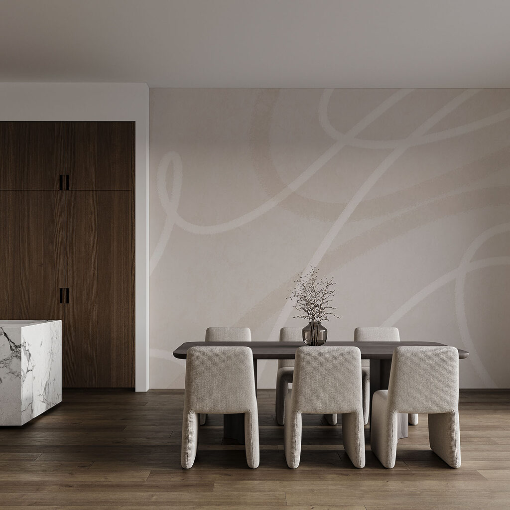 Linee chiare in movimento in un ambiente