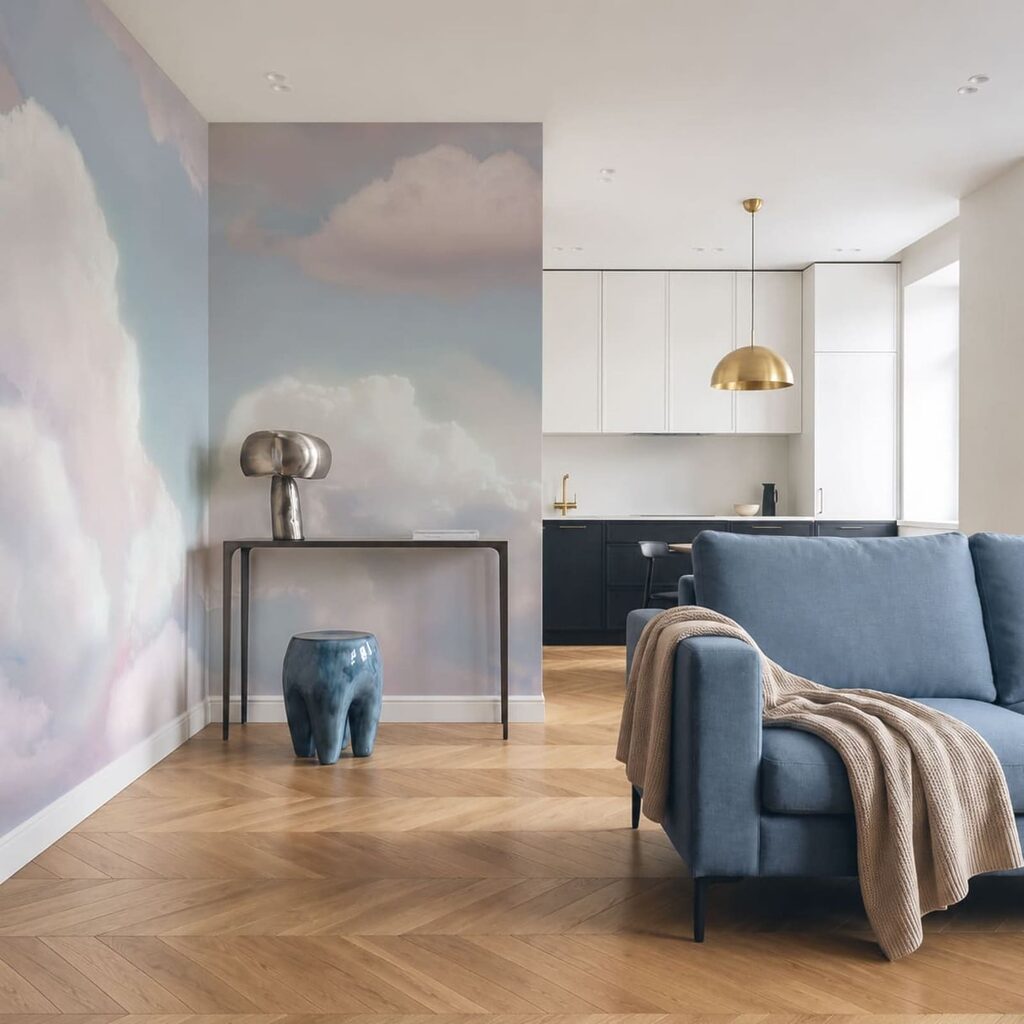 Nuvole in toni pastello — ambiente 2