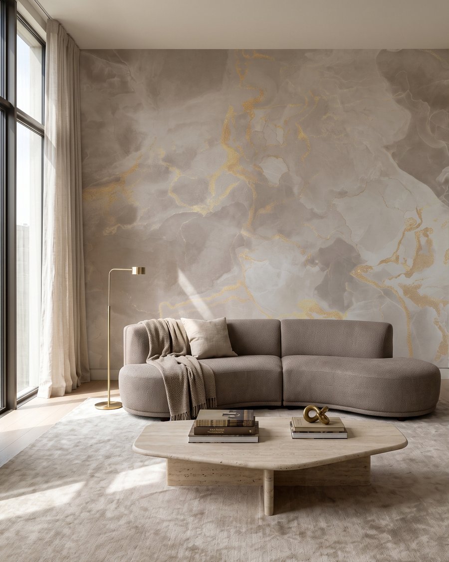 Effetto marmo dorato — ambiente 3