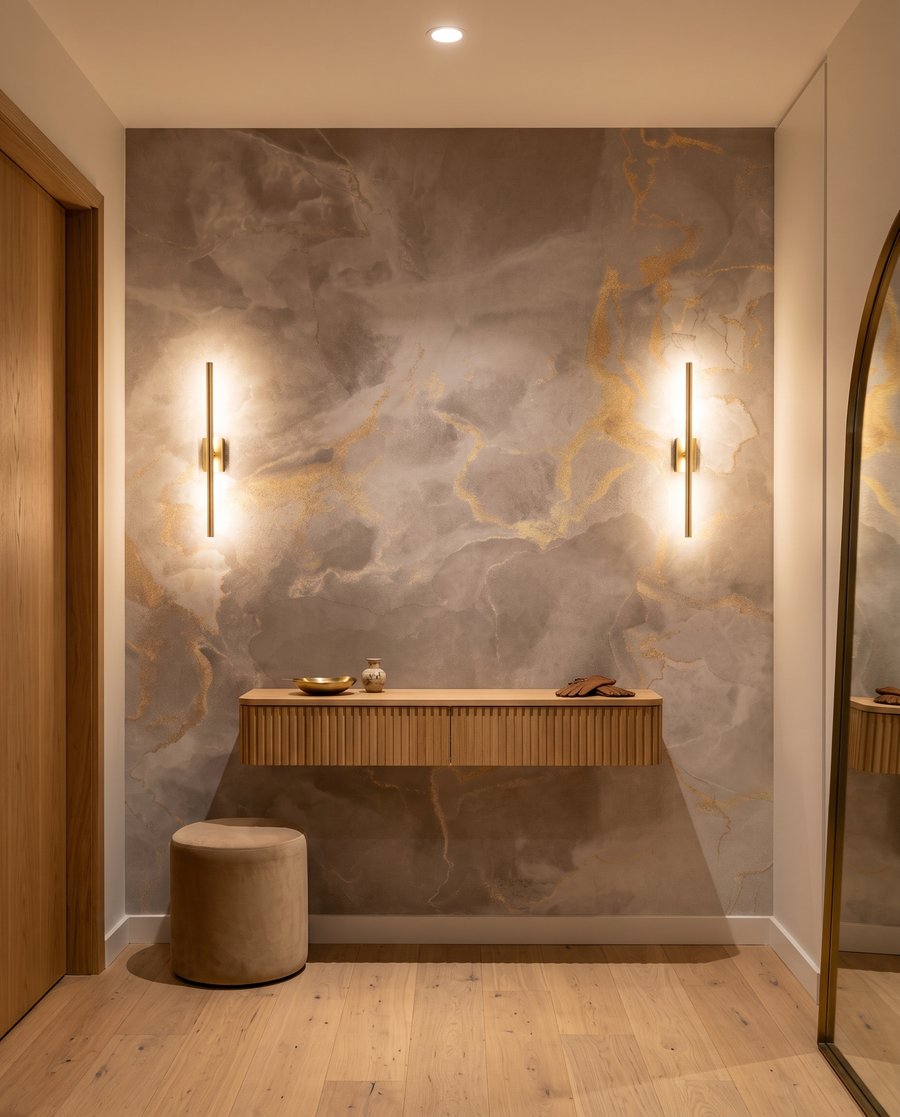 Effetto marmo dorato — ambiente 5