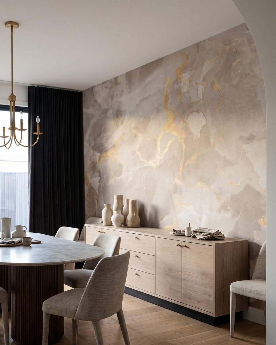 Effetto marmo dorato — ambiente 6