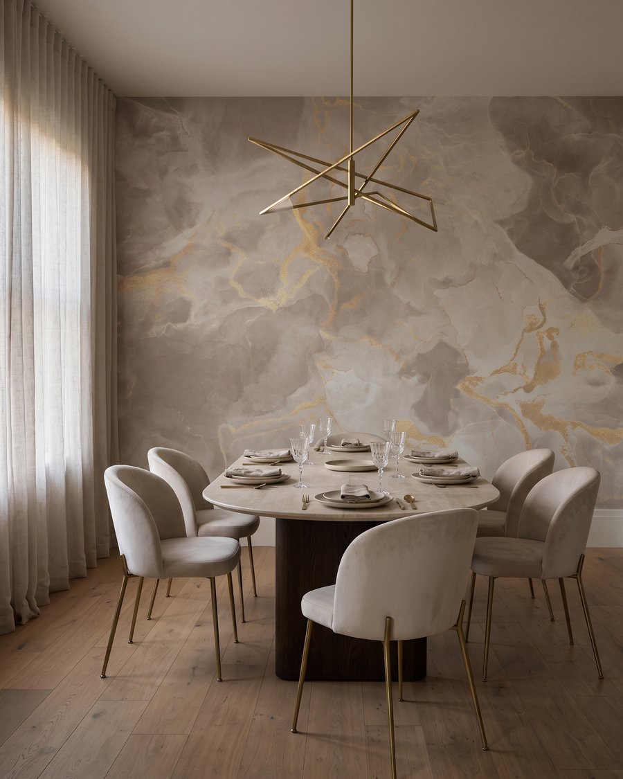 Effetto marmo dorato — ambiente 7