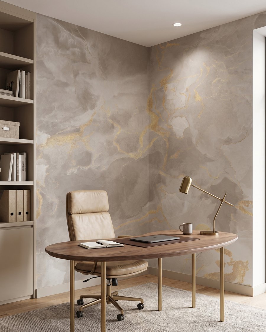 Effetto marmo dorato — ambiente 8
