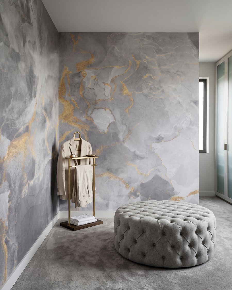 Effetto marmo dorato — ambiente 3