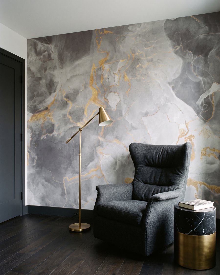 Effetto marmo dorato — ambiente 1