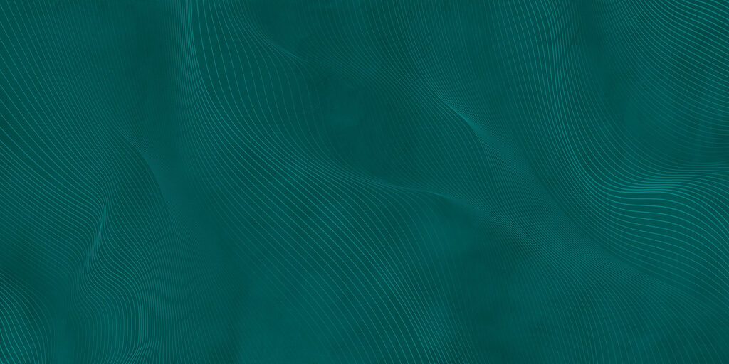 Onde sottili verde petrolio — design completo