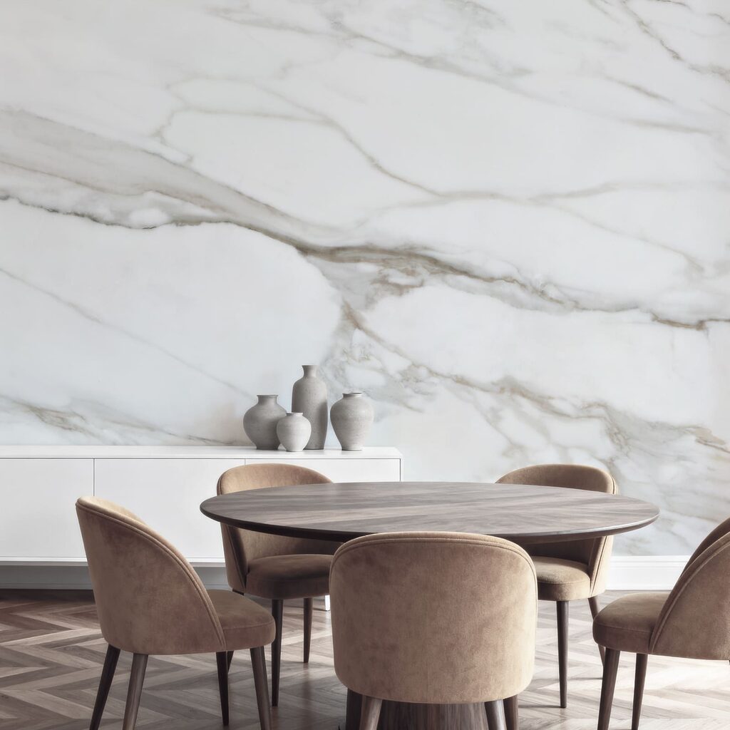 Venature grigie su bianco — ambiente 1