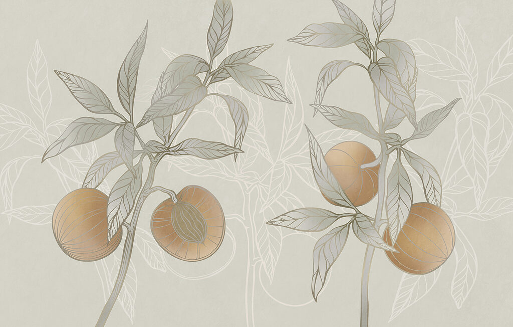 Frutti su rami sottili — design completo