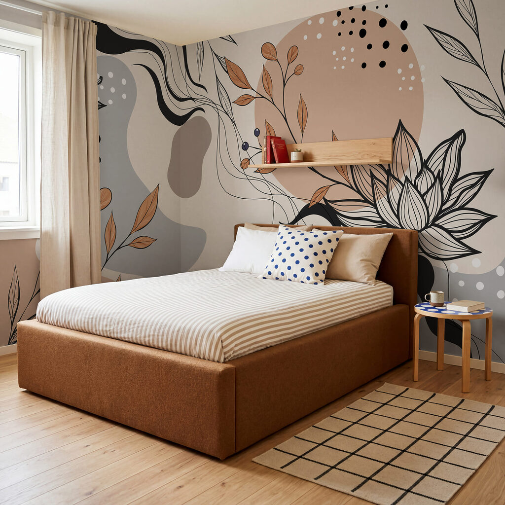 Loti tra forme colorate — ambiente 3