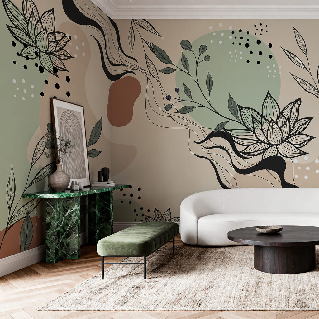 Loti tra forme colorate — ambiente 3