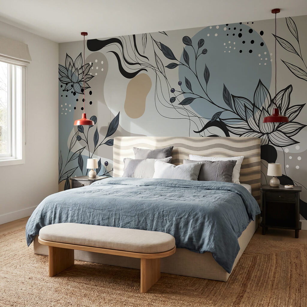 Loti tra forme colorate — ambiente 1