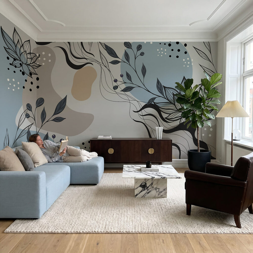 Loti tra forme colorate — ambiente 2