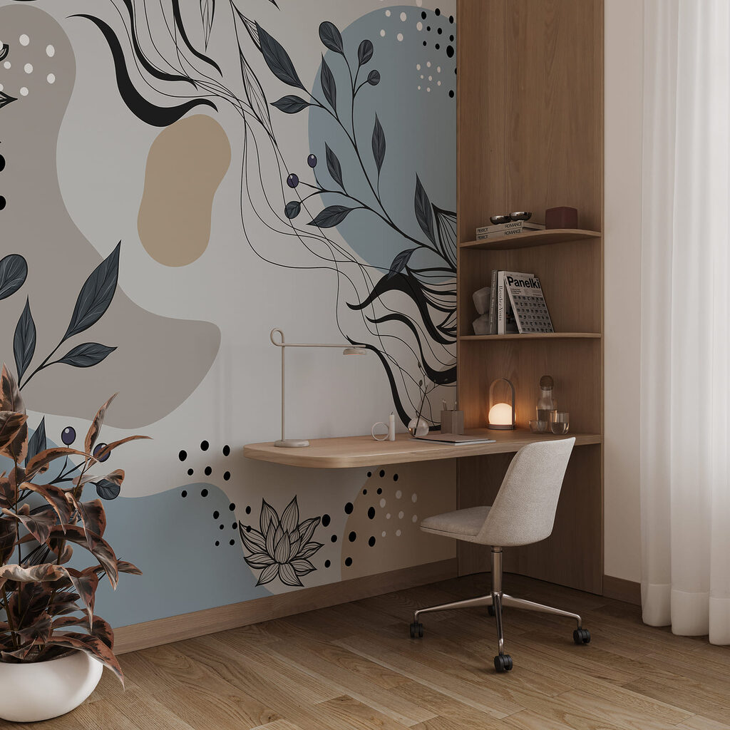 Loti tra forme colorate — ambiente 3