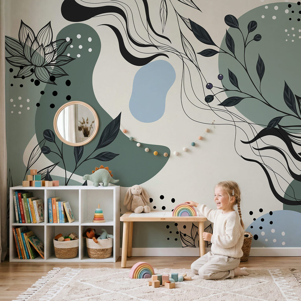 Loti tra forme colorate — ambiente 3