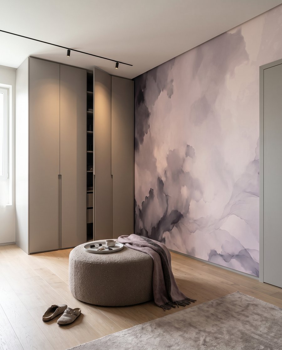 Nuvole sfumate color lavanda — ambiente 3