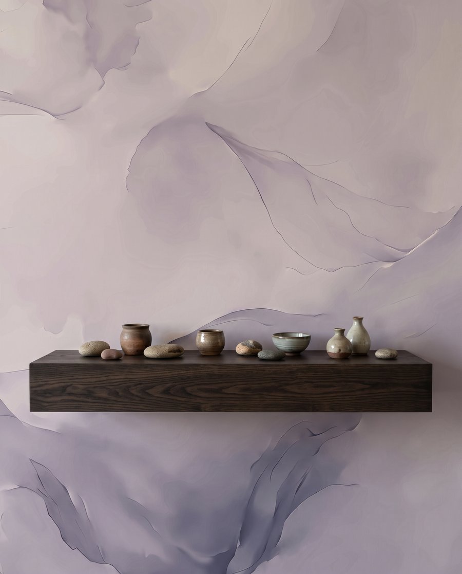 Nuvole sfumate color lavanda — ambiente 5