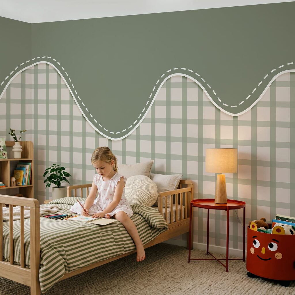 Bordo ondulato e quadretti — ambiente 2