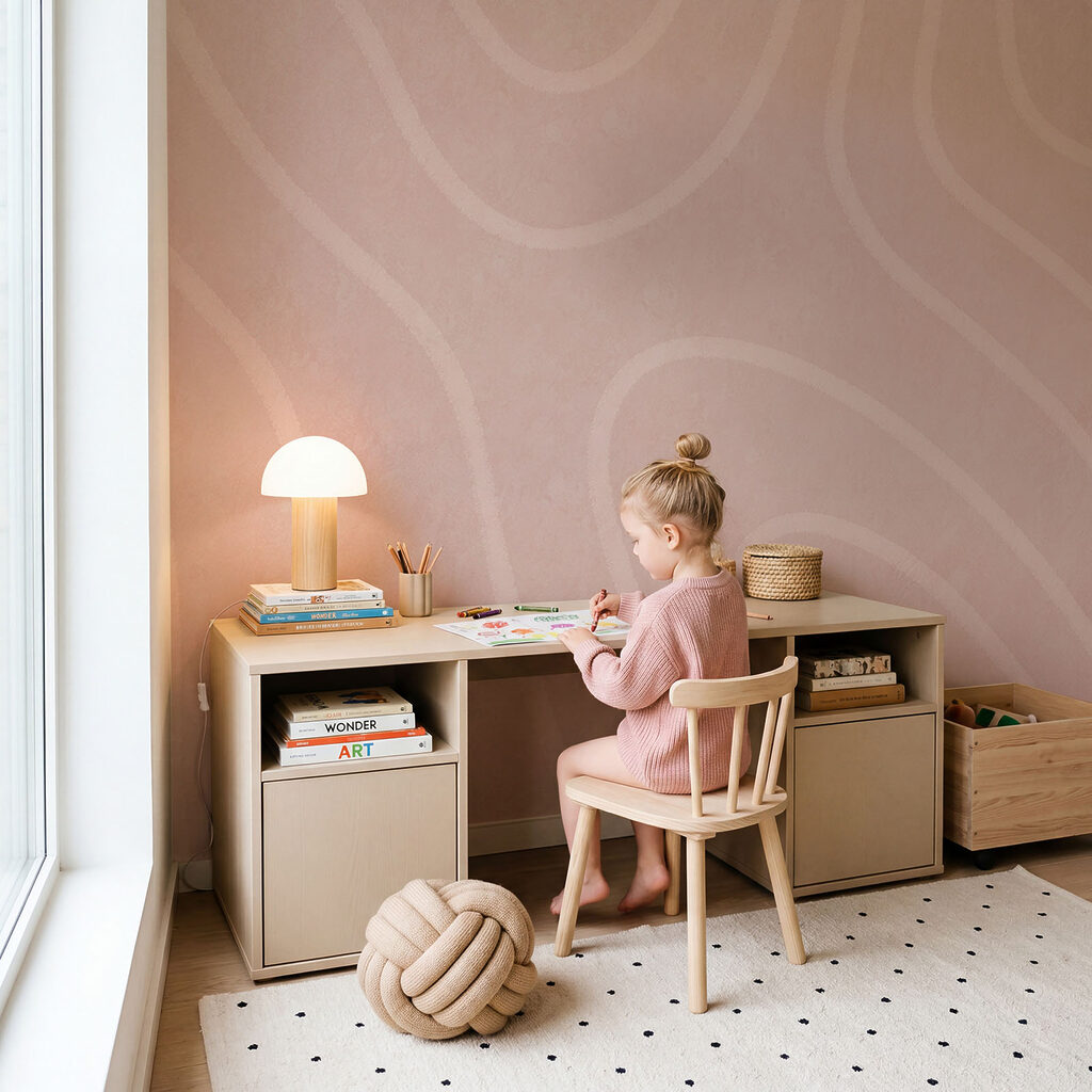 Linee ondulate chiare — ambiente 1