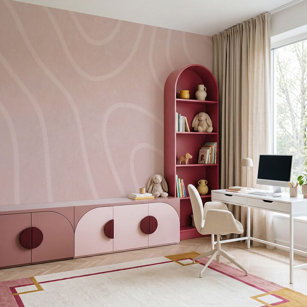 Linee ondulate chiare — ambiente 2