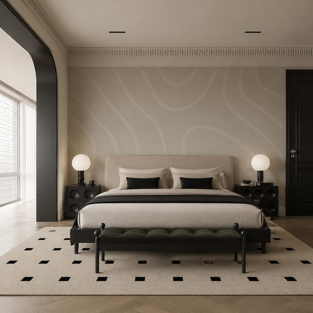 Linee ondulate chiare — ambiente 2