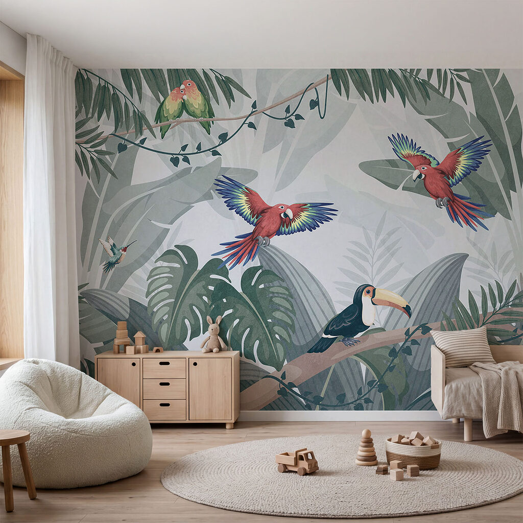 Uccelli nella giungla — ambiente 1