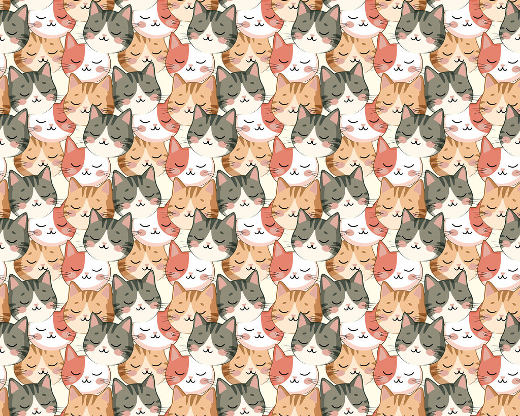 Teste di gatto — design completo