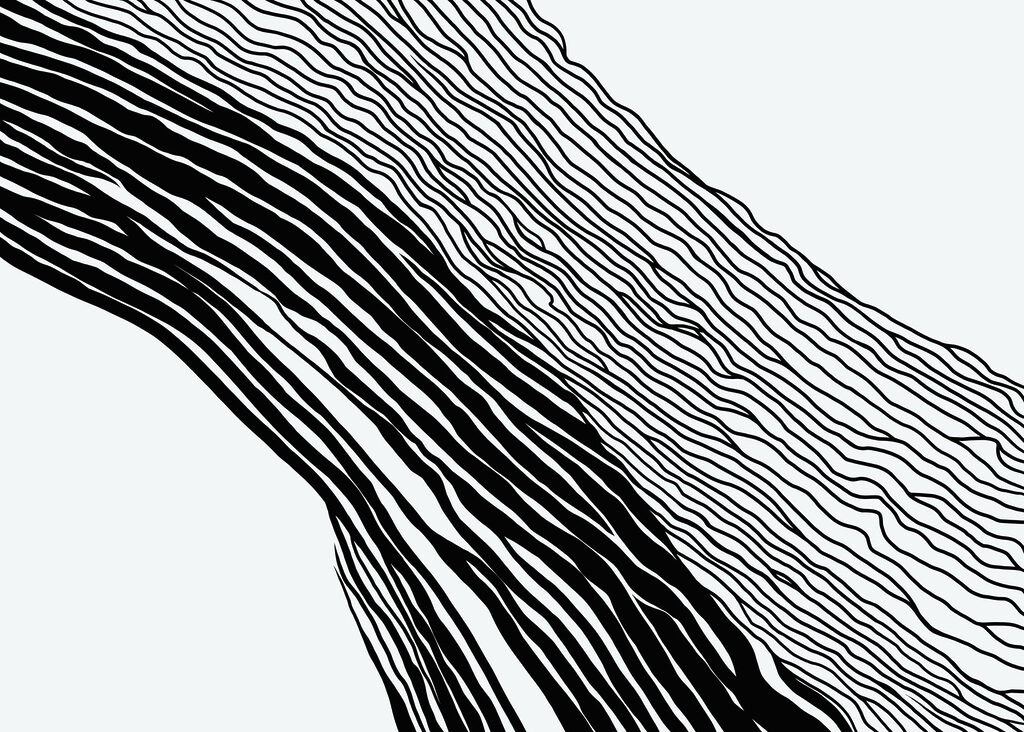 Fasci di linee diagonali — design completo