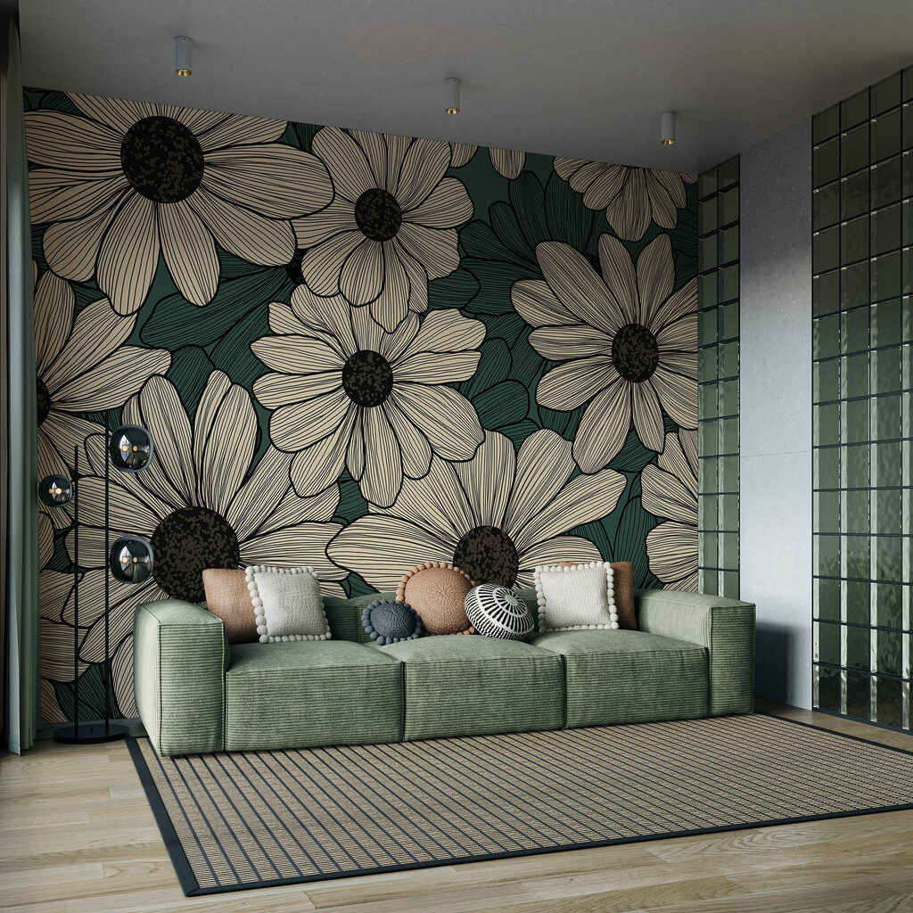 Fiori con tratteggi — ambiente 2