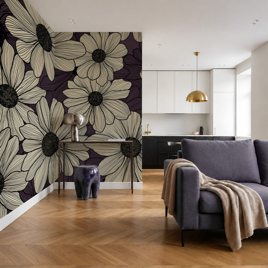 Fiori con tratteggi — ambiente 2