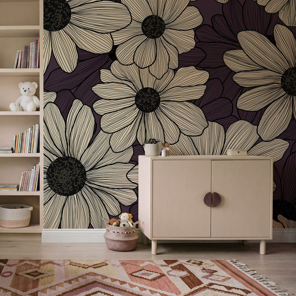 Fiori con tratteggi — ambiente 3
