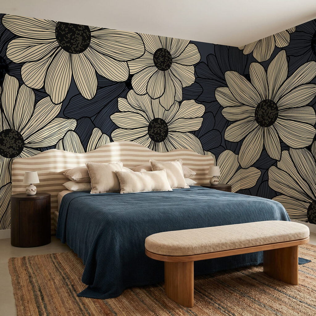 Fiori con tratteggi — ambiente 2