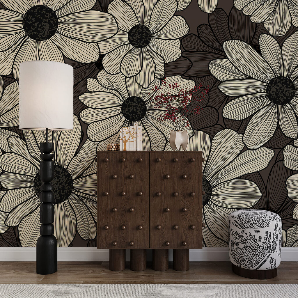 Fiori con tratteggi — ambiente 3