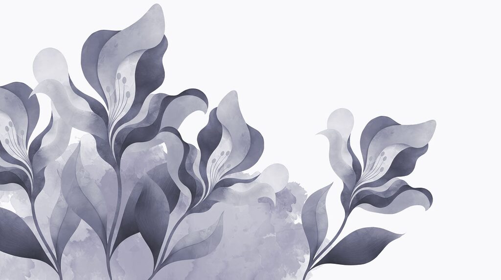 Calici botanici ad acquerello — design completo