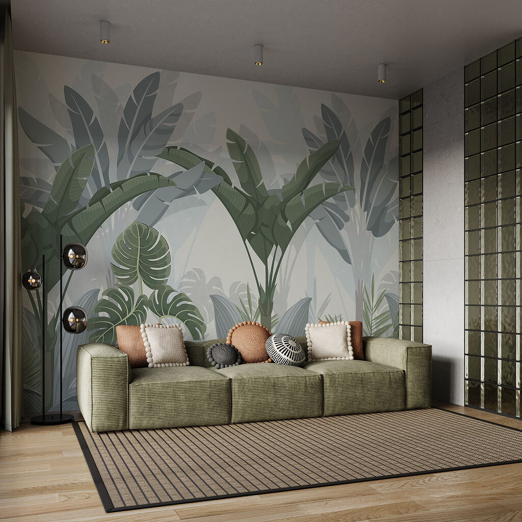 Foglie tropicali a strati — ambiente 2