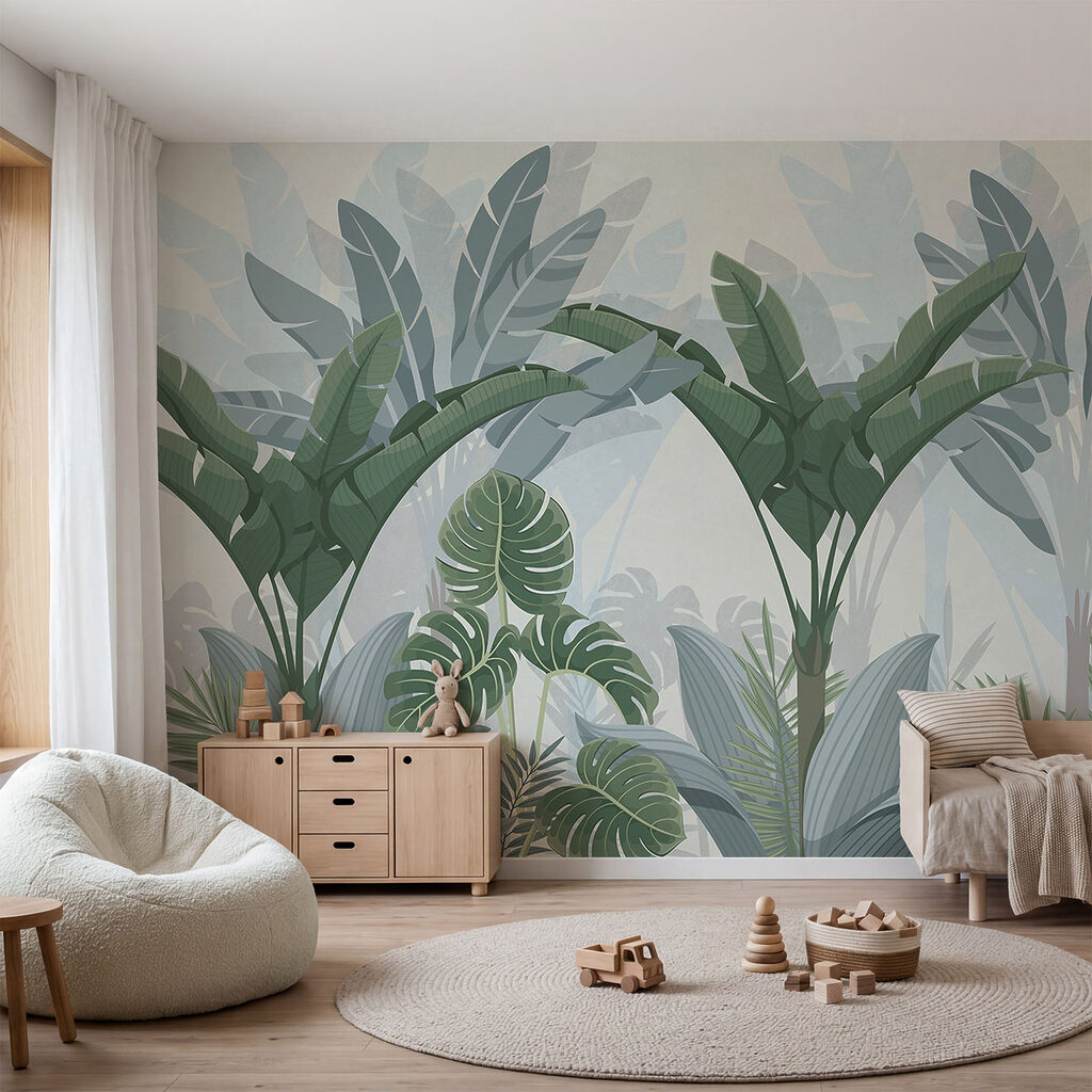 Foglie tropicali a strati — ambiente 1
